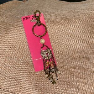 Betsy Johnson purse, backpack or bag charm!